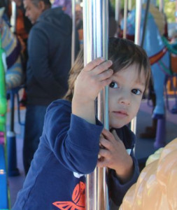 kai on the carousel